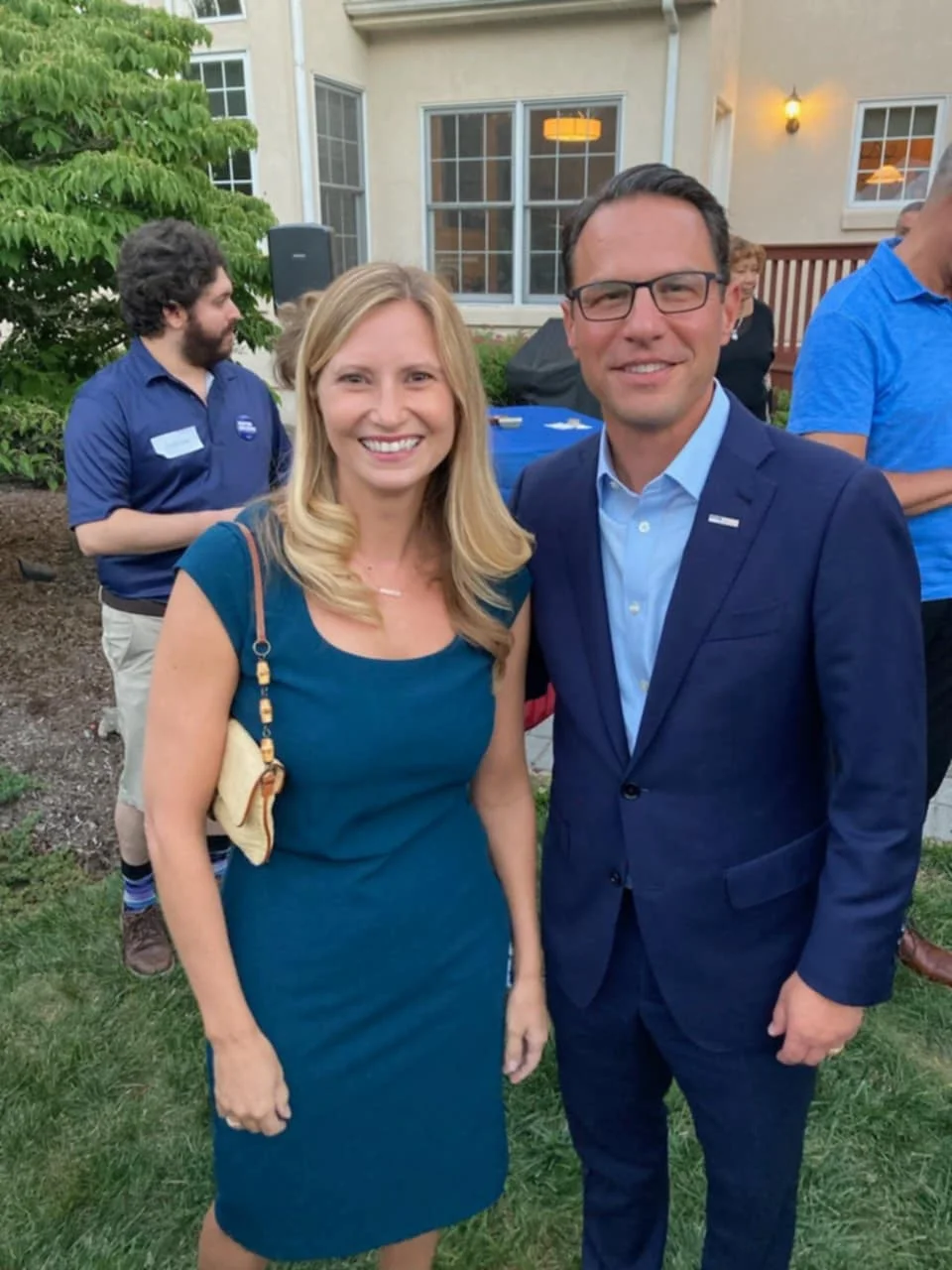 Kimberly Koch with Governor Josh Shapiro